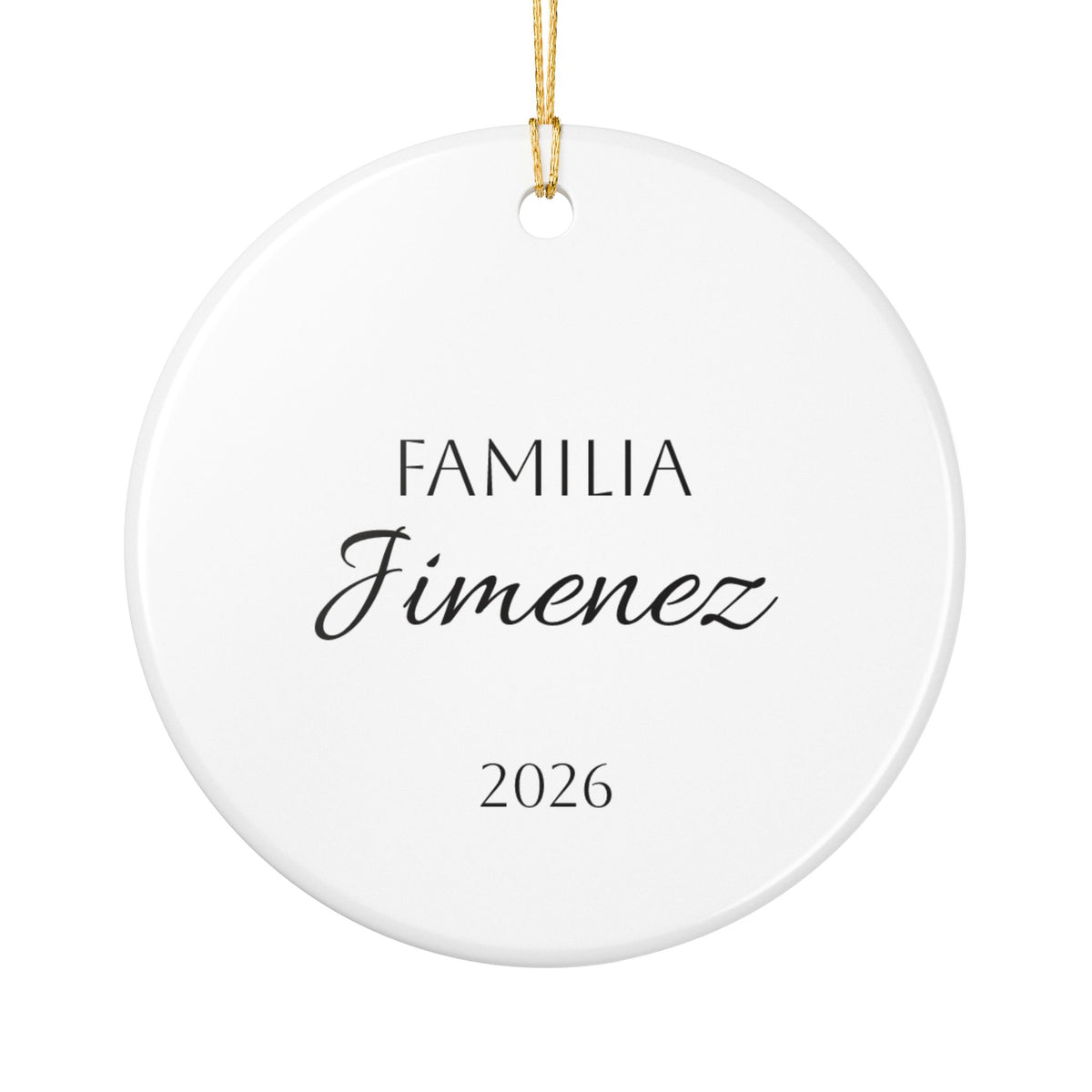 Personalized Mexican Talavera Style5 - Ceramic Double Sided Ornament