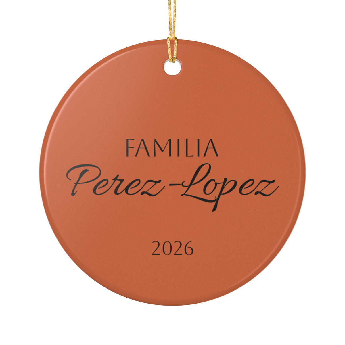Personalized Mexican Barro Pintado Style3 - Ceramic Double Sided Ornament