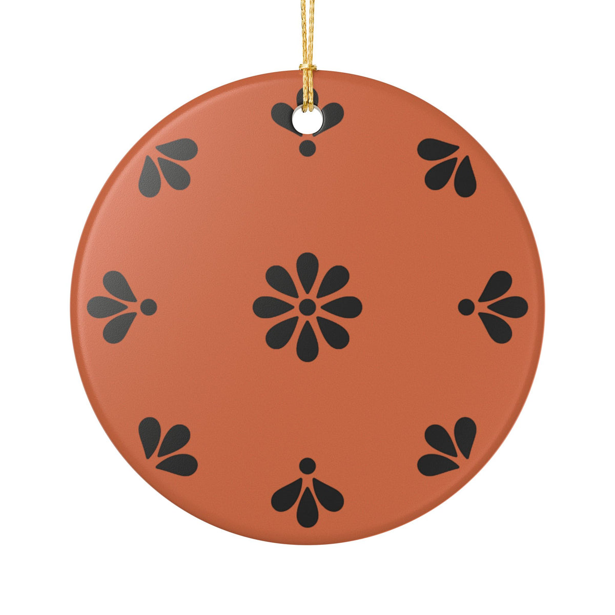 Personalized Mexican Barro Pintado Style2 - Ceramic Double Sided Ornament