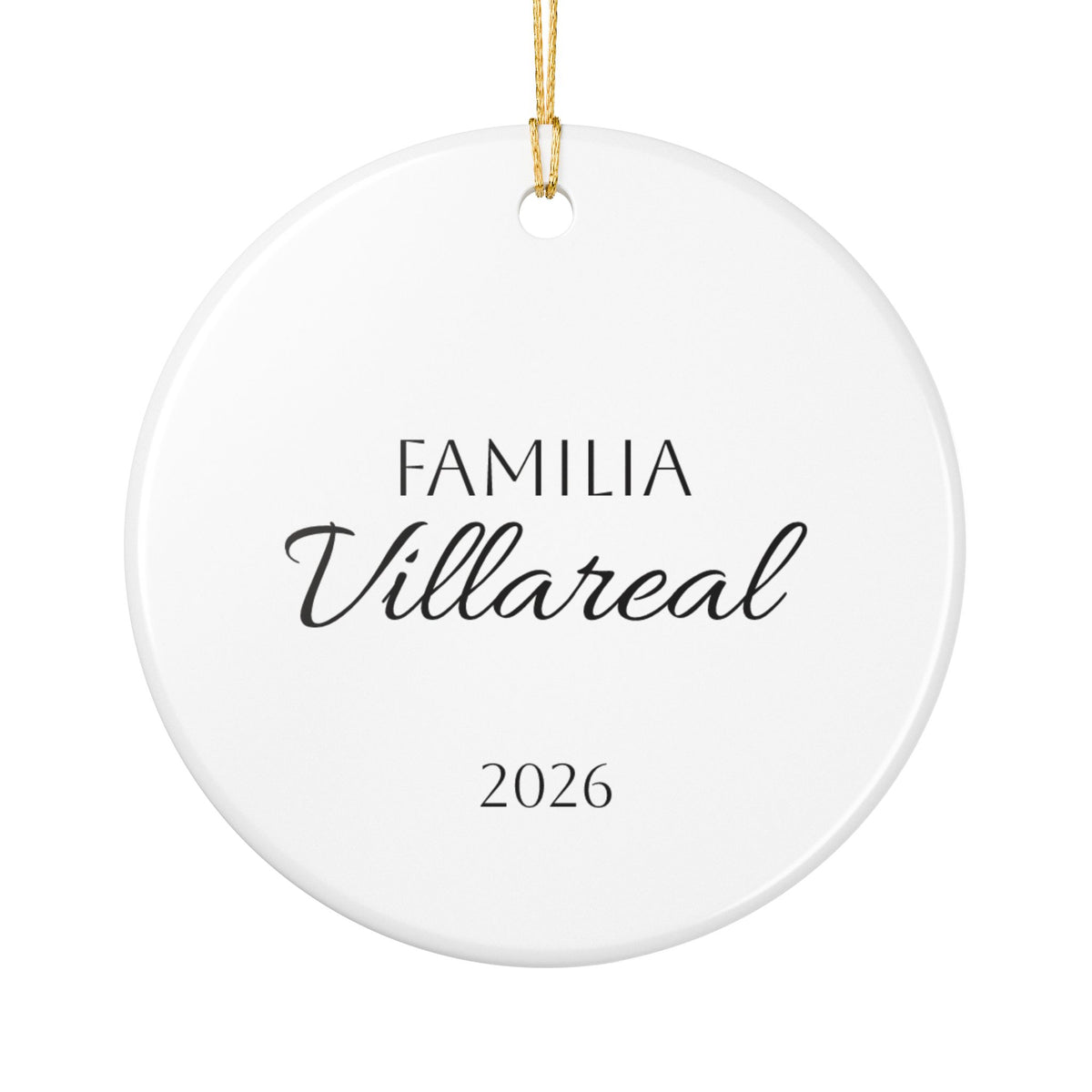 Personalized Mexican Talavera Style1 - Ceramic Double Sided Ornament