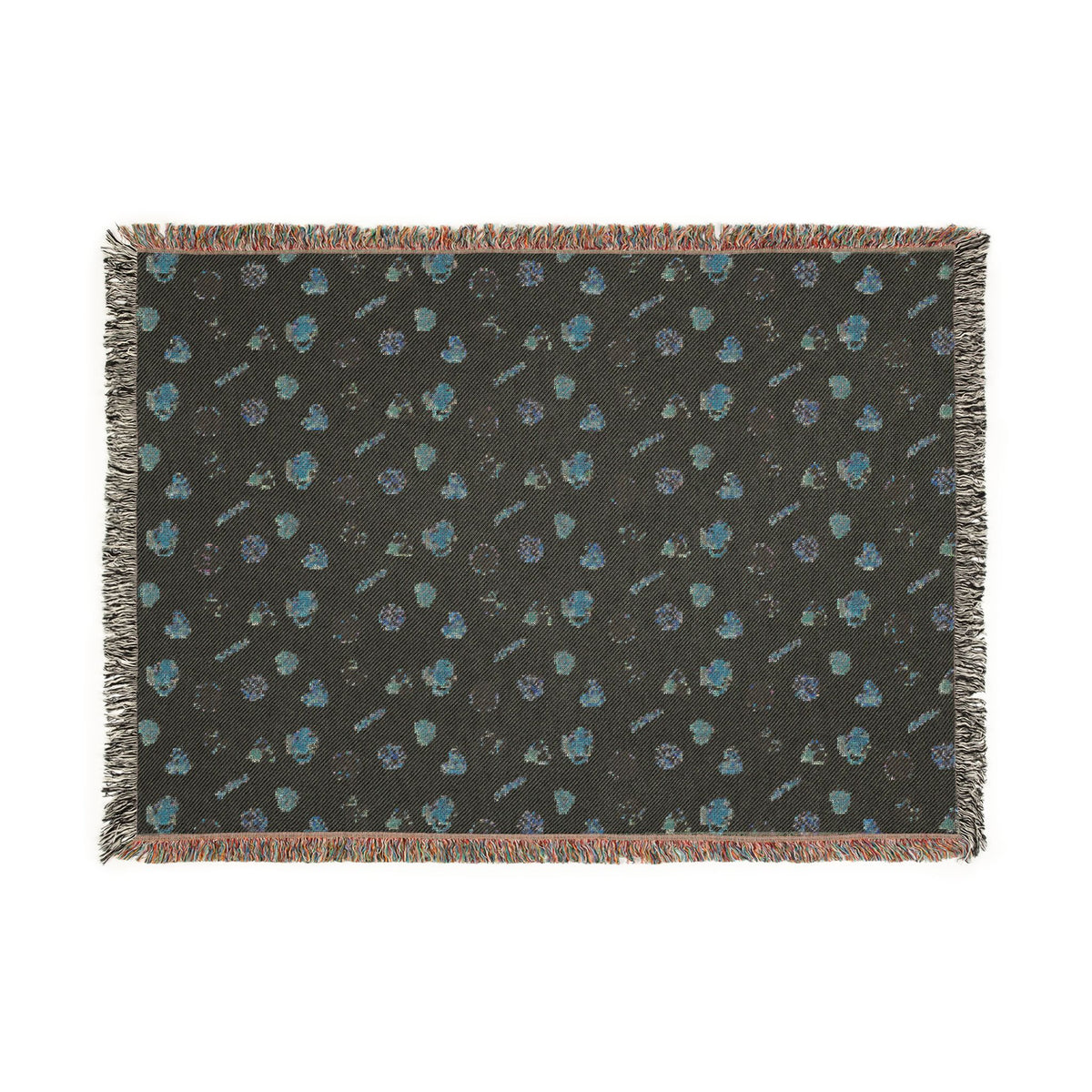 Atole & Pansito Woven Blanket With Fringe Trim